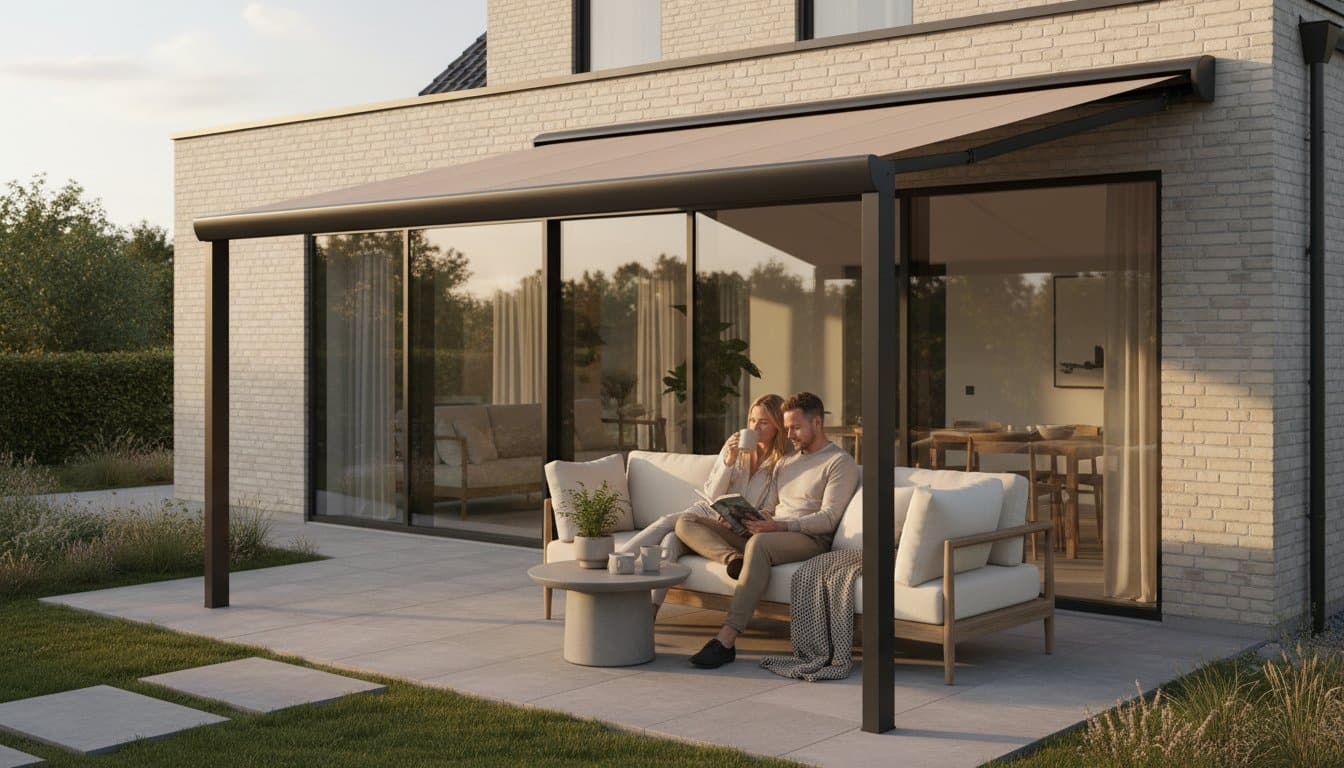 Terrasse markise: Den komplette guide til valg, montering og kvalitet i 2026